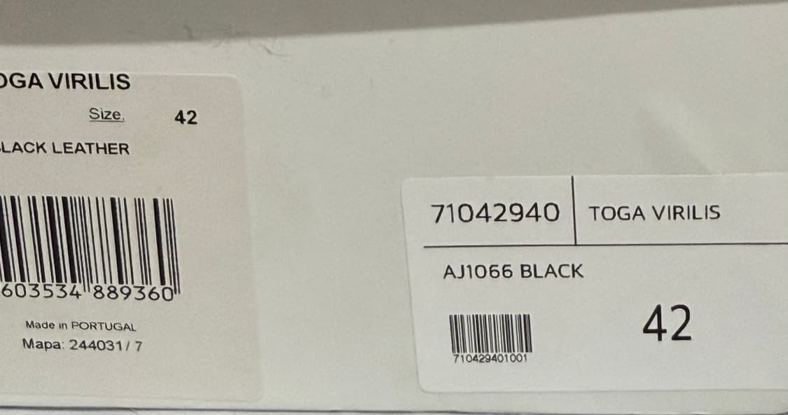 [42] 토가 비릴리스 스터드 뮬 상품이미지7