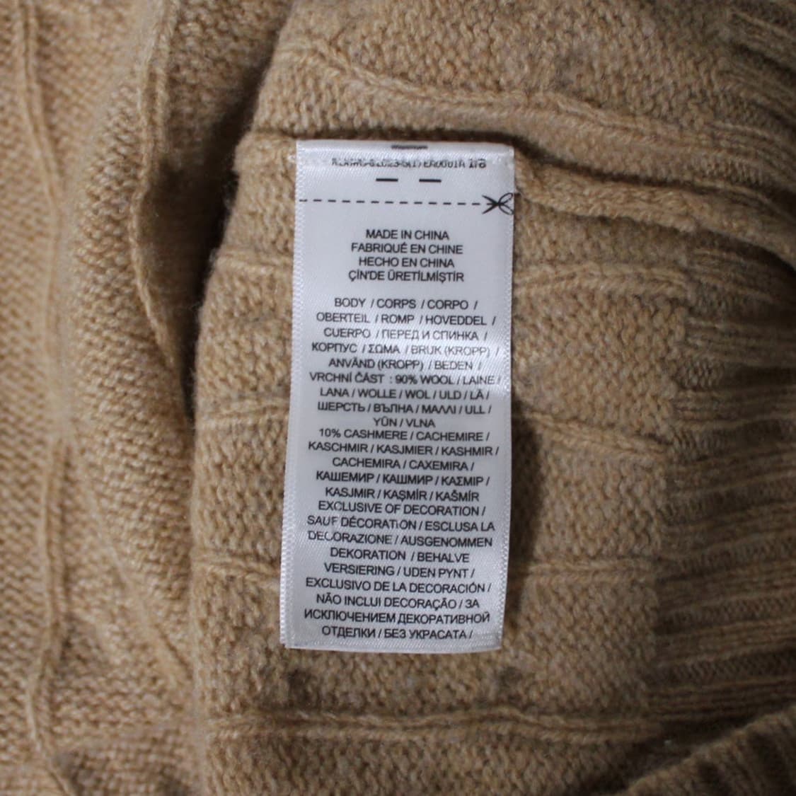 Polo 폴로 랄프로렌 신형 베이지 캐시미어 니트 (QR) 상품이미지6
