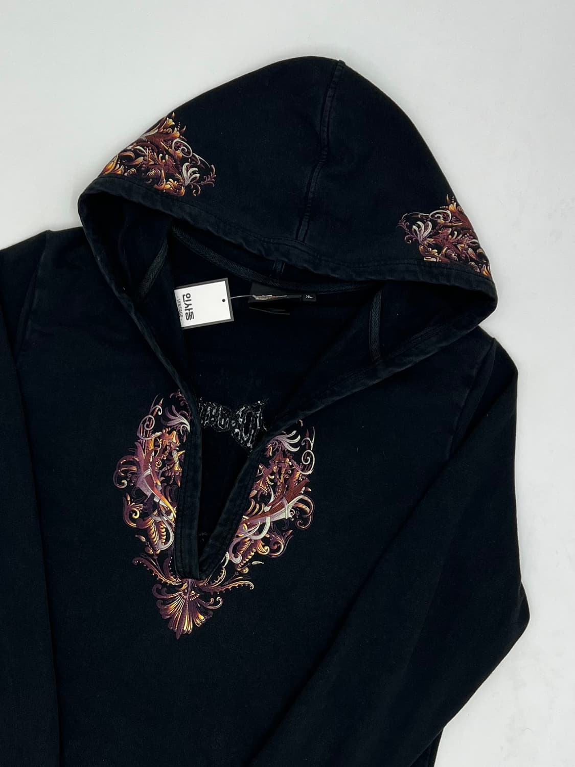 할리 데이비슨 오픈넥 후드 슬리브 상품이미지2