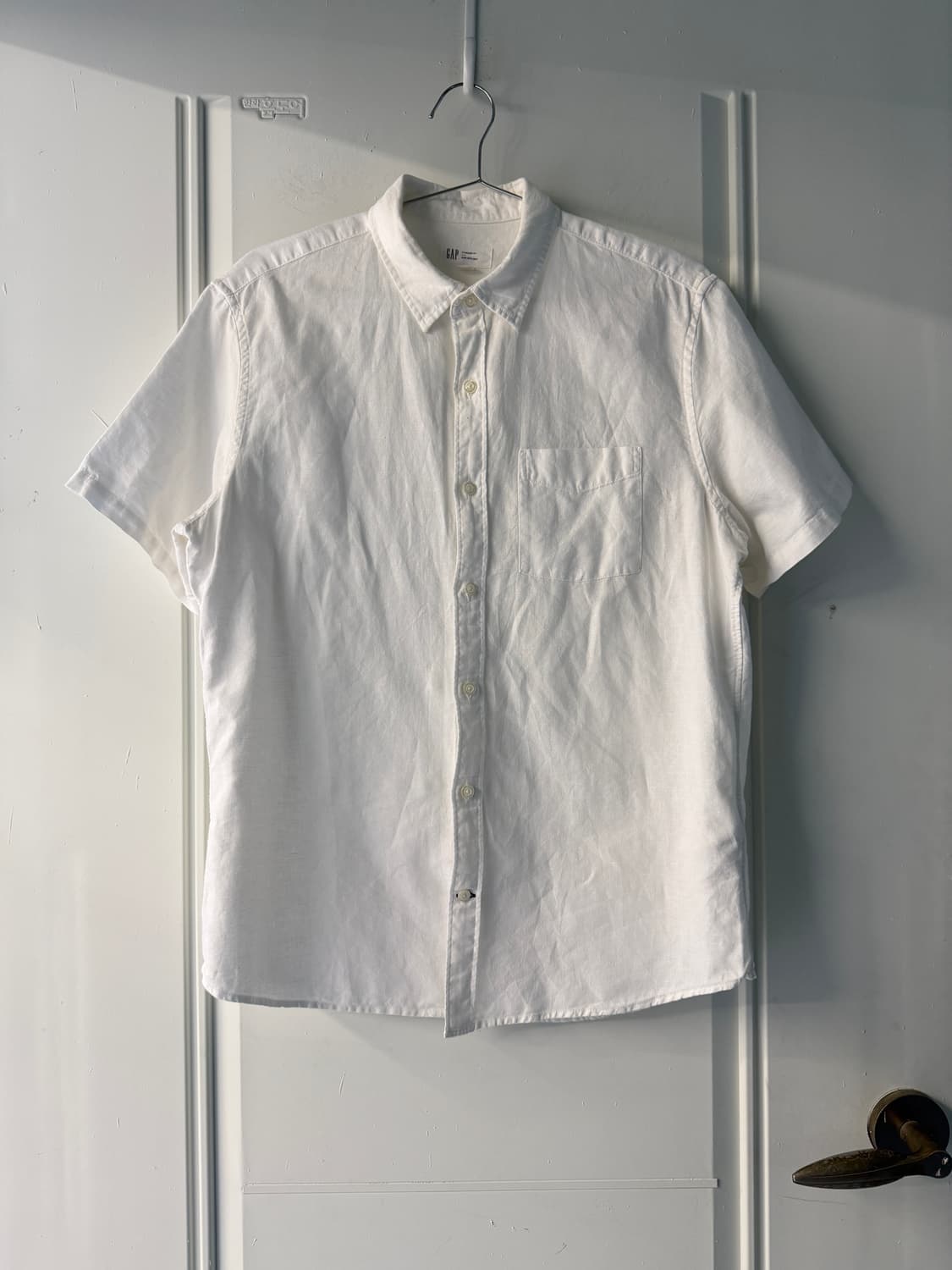 일본빈티지 갭 화이트 반팔셔츠 상품이미지3