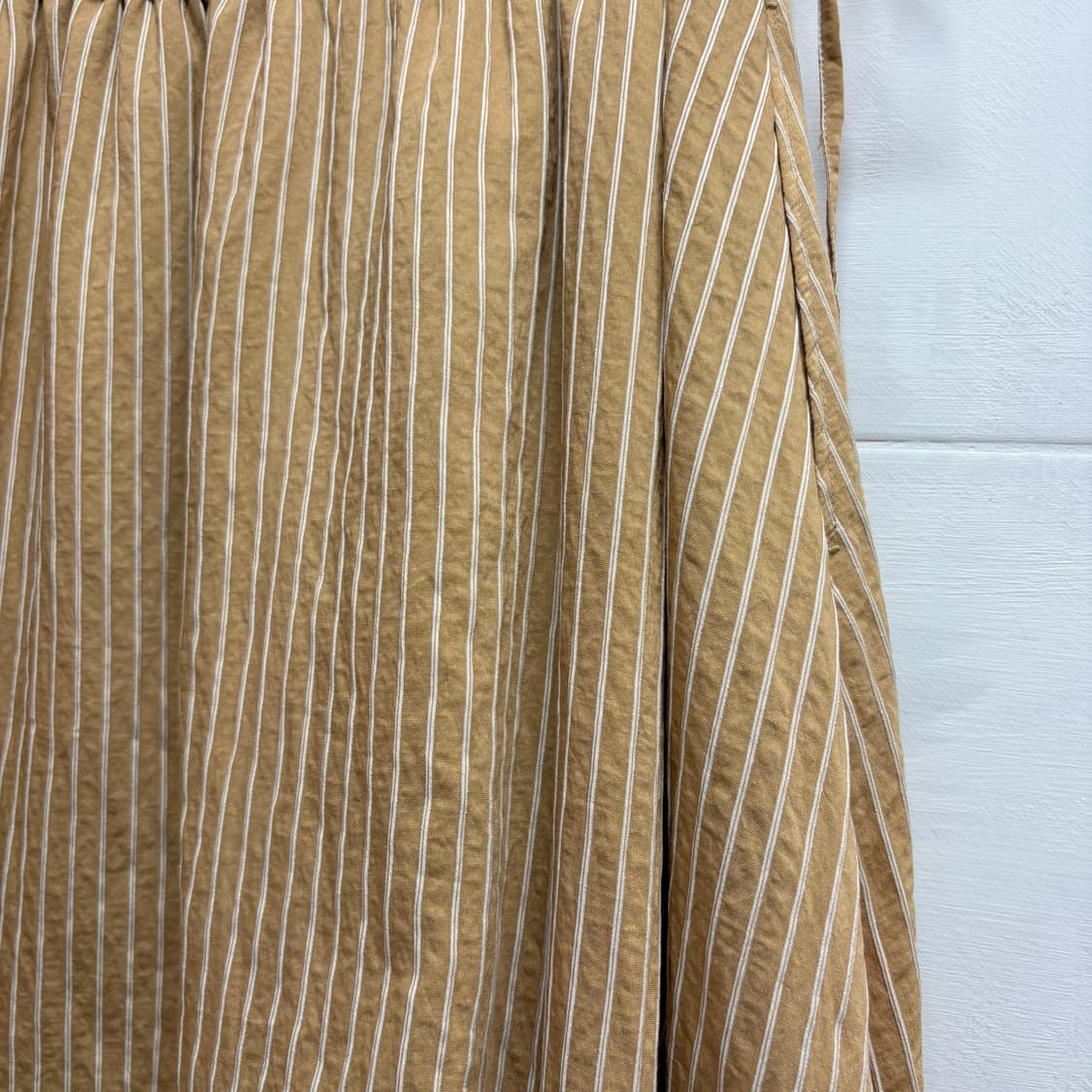 Angouleme 스트라이프 사이드 리본 롱 스커트 JPN 상품이미지4