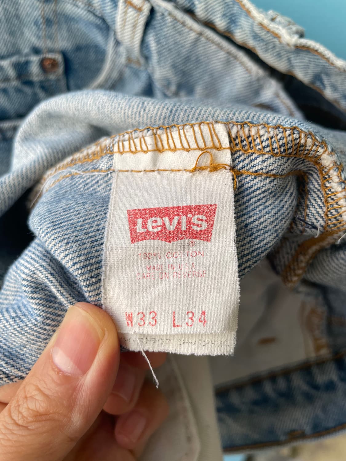 1980-90's Vintage Levi’s Denim Shorts 상품이미지8