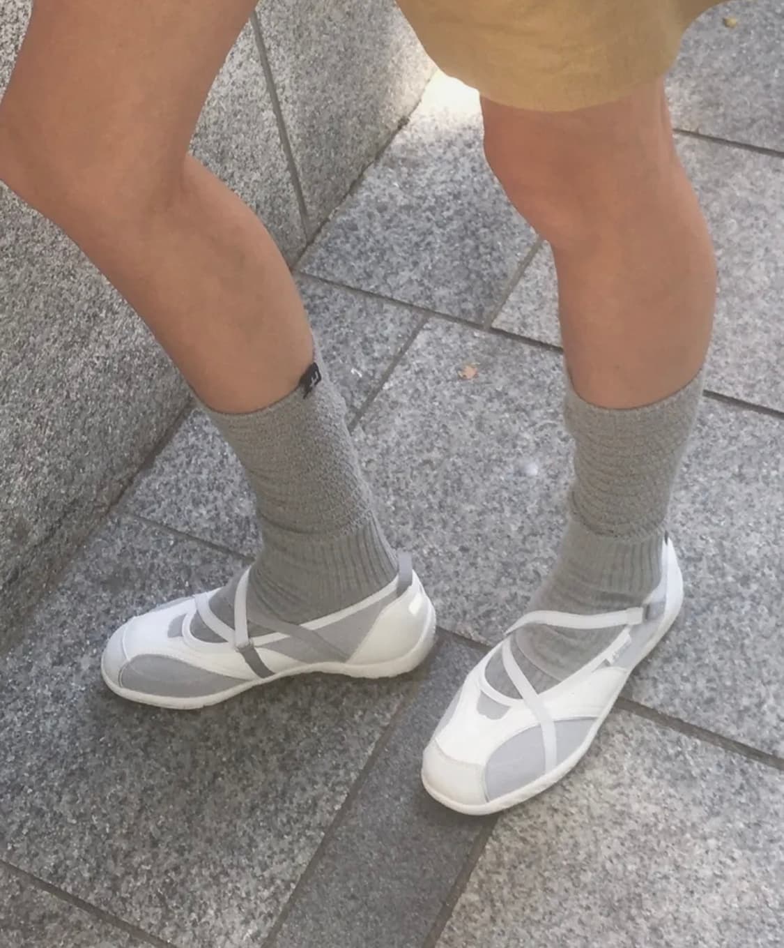 오찌 OTZ 로마리 밴딩 플랫 스니커즈 화이트 230 상품이미지2