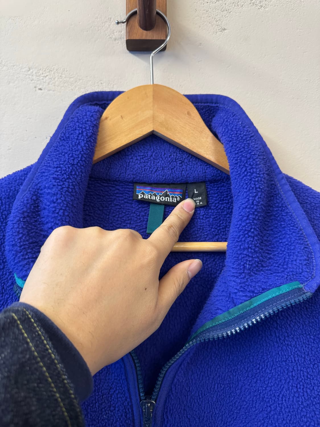파타고니아 신칠라 90s usa 풀집업 L 상품이미지3