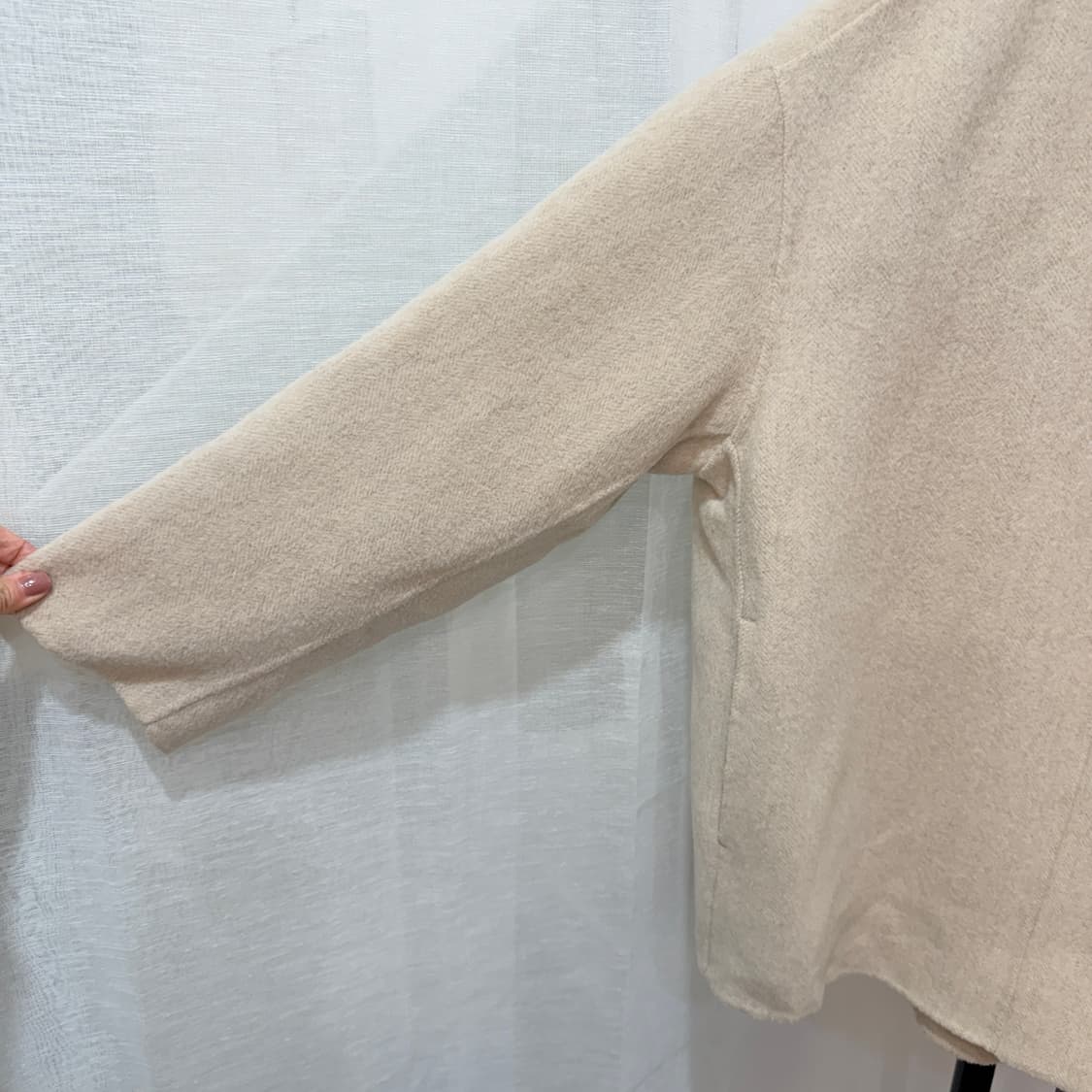 바이민 후드 핸드메이드코트 하프코트 반코트 4004 상품이미지2