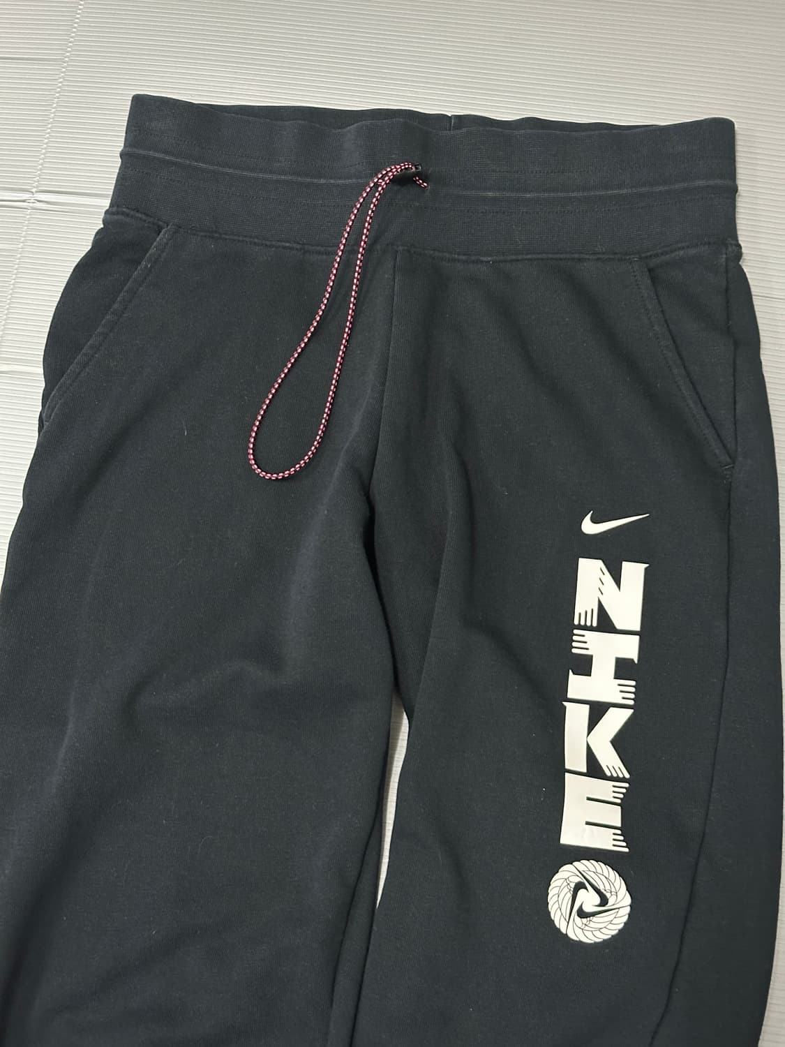 나이키 빅로고 트레이닝 조거 팬츠 블랙 S 상품이미지2
