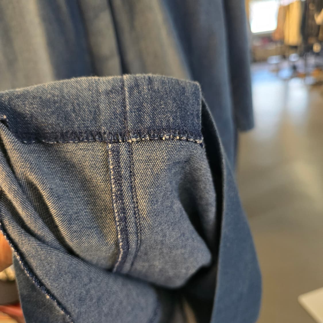 V HINTON 코트 자수 데님 원피스 캐나다 생산  상품이미지8