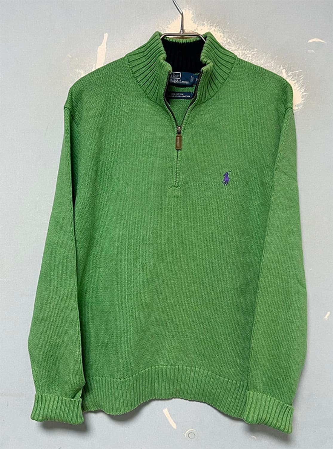 POLO 폴로 남자 반집업 니트 코튼 캐주얼 L 100 상품이미지1