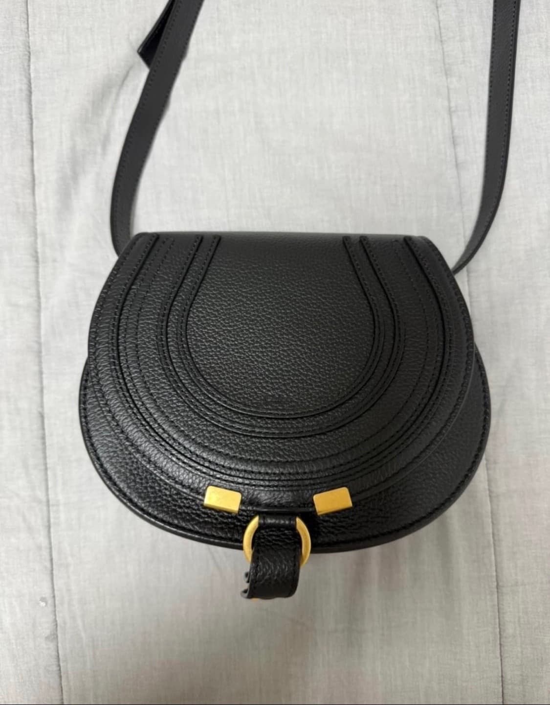 (새상품급)끌로에 마르씨 스몰 새들백 블랙 상품이미지1