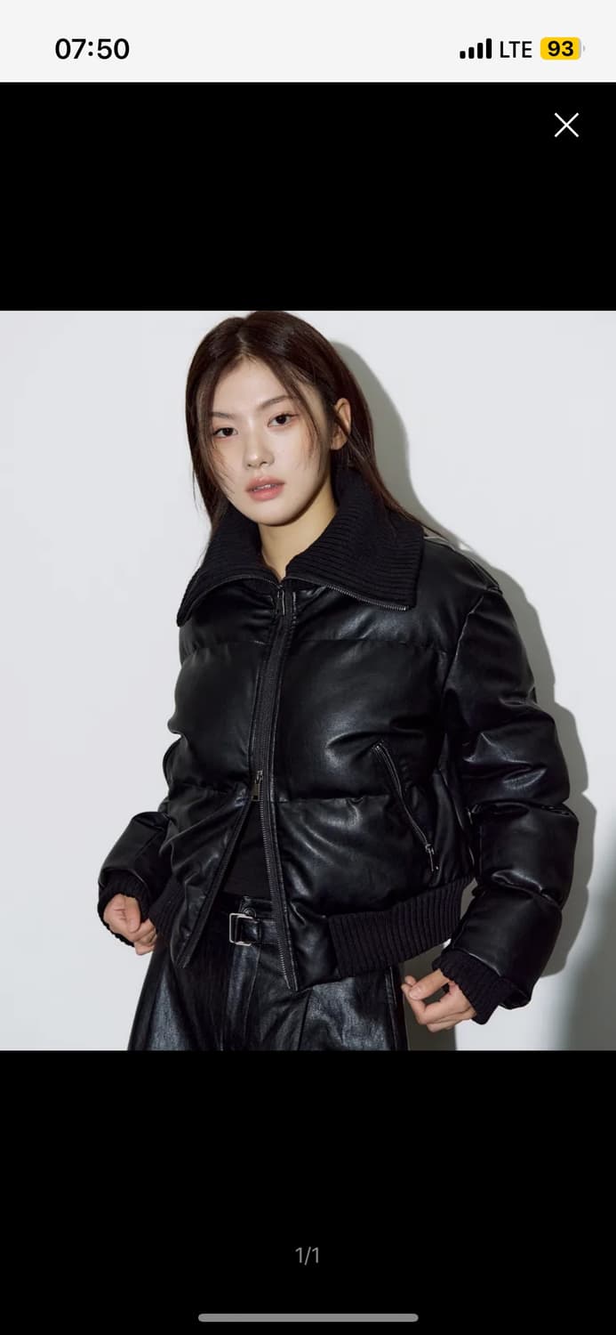 헬레네파리스 레더 패딩 상품이미지1