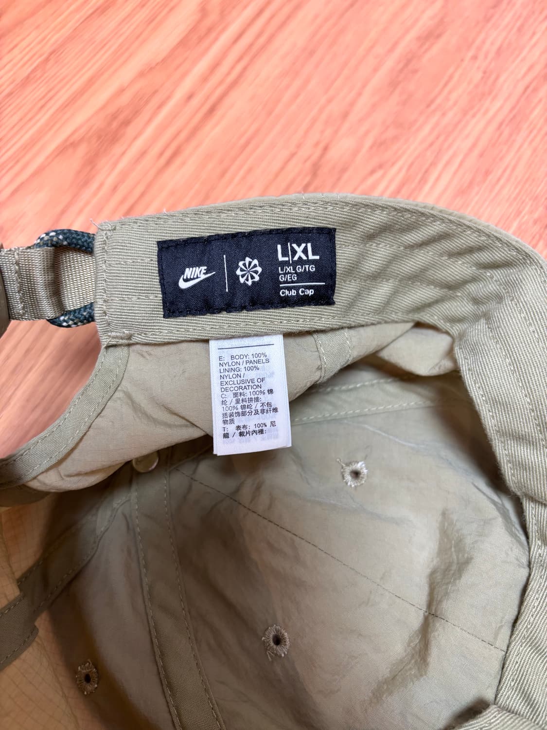 나이키 클럽 캠프캡 L/XL 베이지 상품이미지2