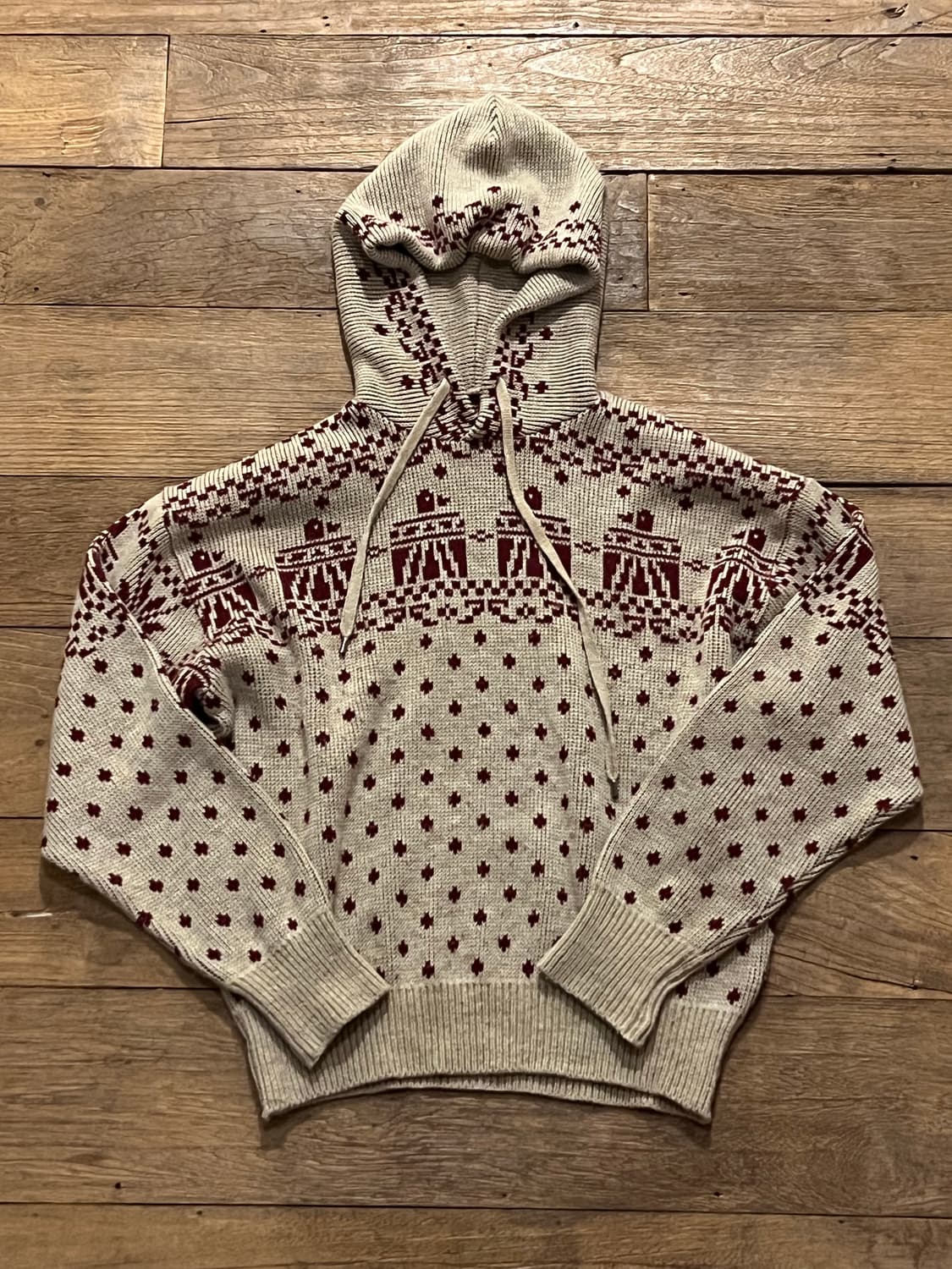 캐피탈 니트 후드 3사이즈 상품이미지1