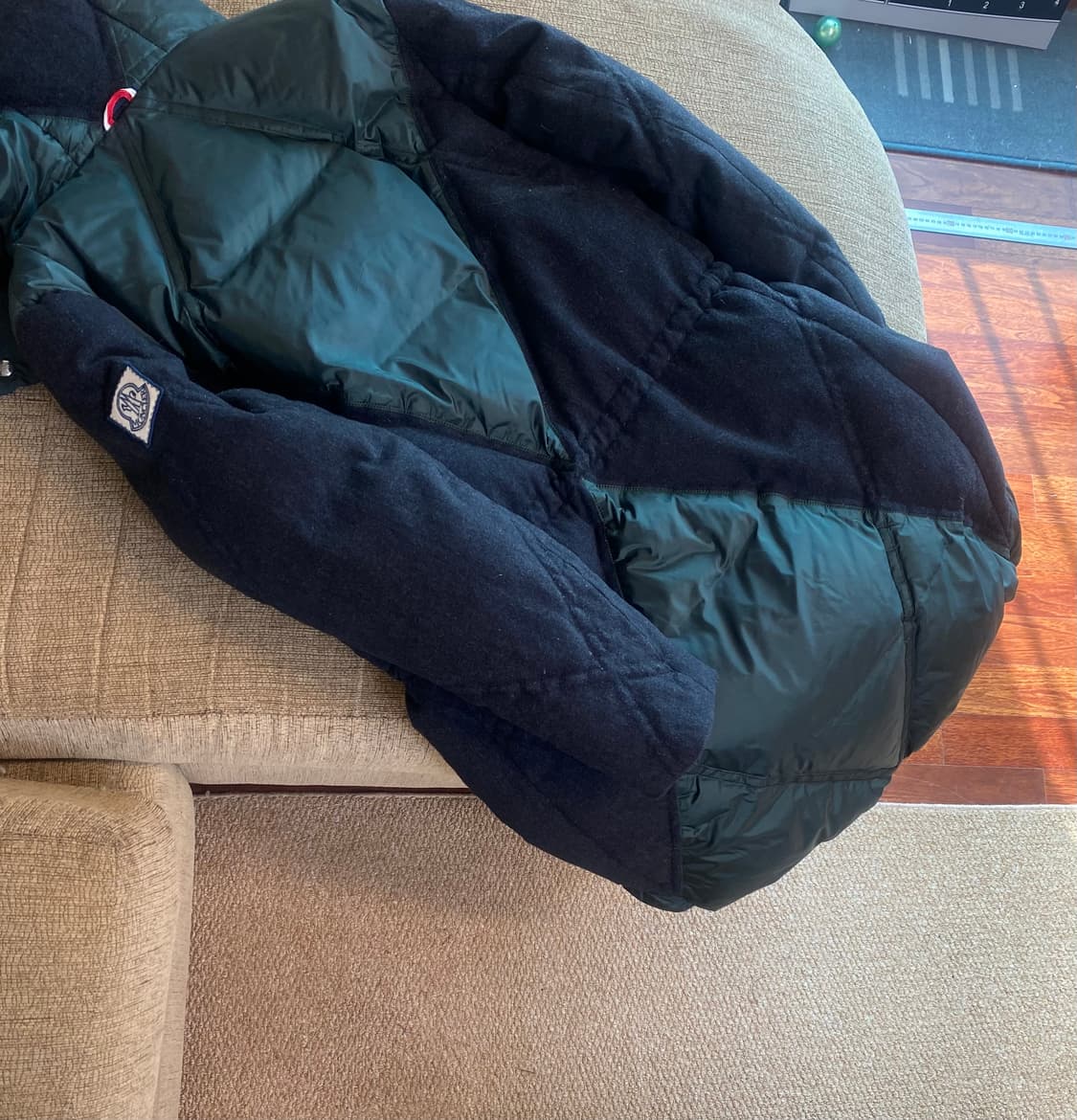 몽클레어 톰브라운 콜라보 감마블루 헤비퀄팅 롱패딩 상품이미지8