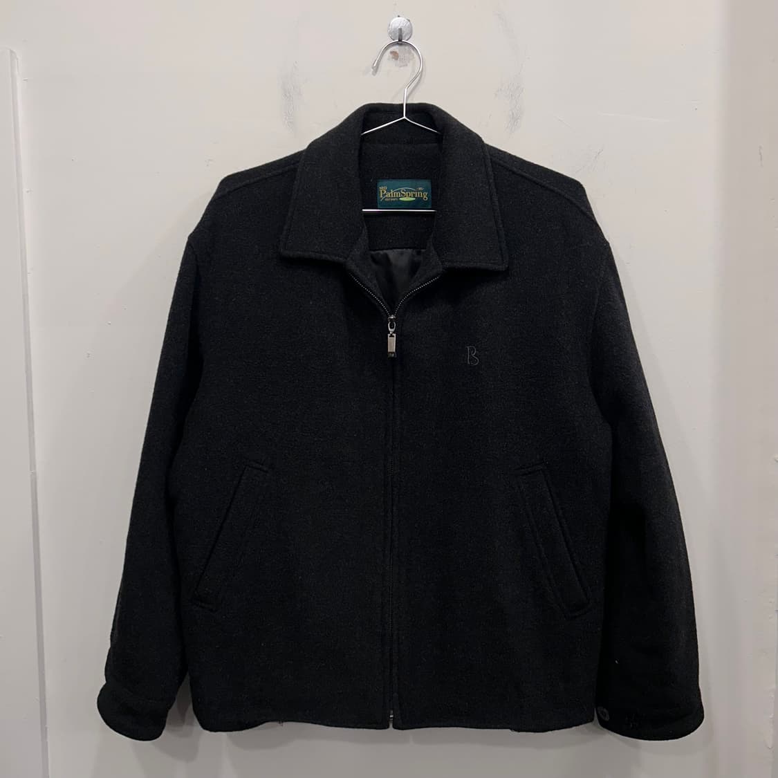 팜스프링 네오 울 모직 카라 집업 미니멀 자켓 상품이미지2