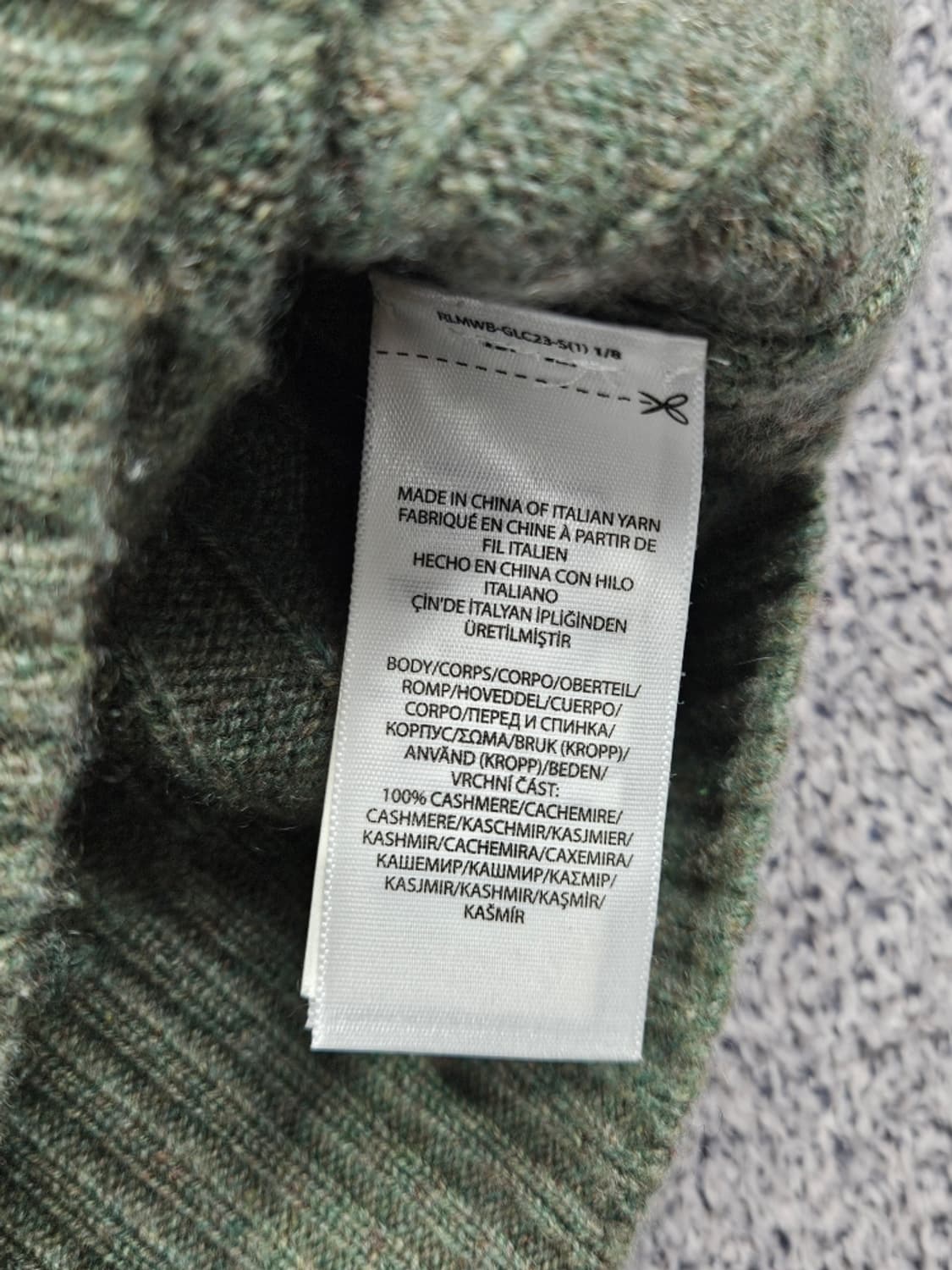 폴로랄프로렌 캐시미어 케이블 니트 스웨터 ( L ) / 11696 상품이미지10