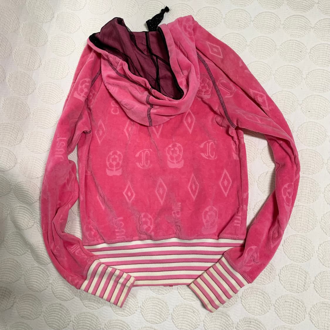 저스트 카발리 핑크 후드 저지 상품이미지6