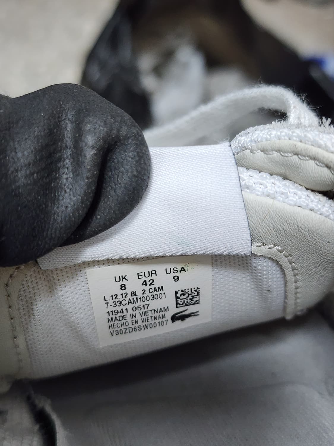 라코스테 흰색 스니커즈 상품이미지5