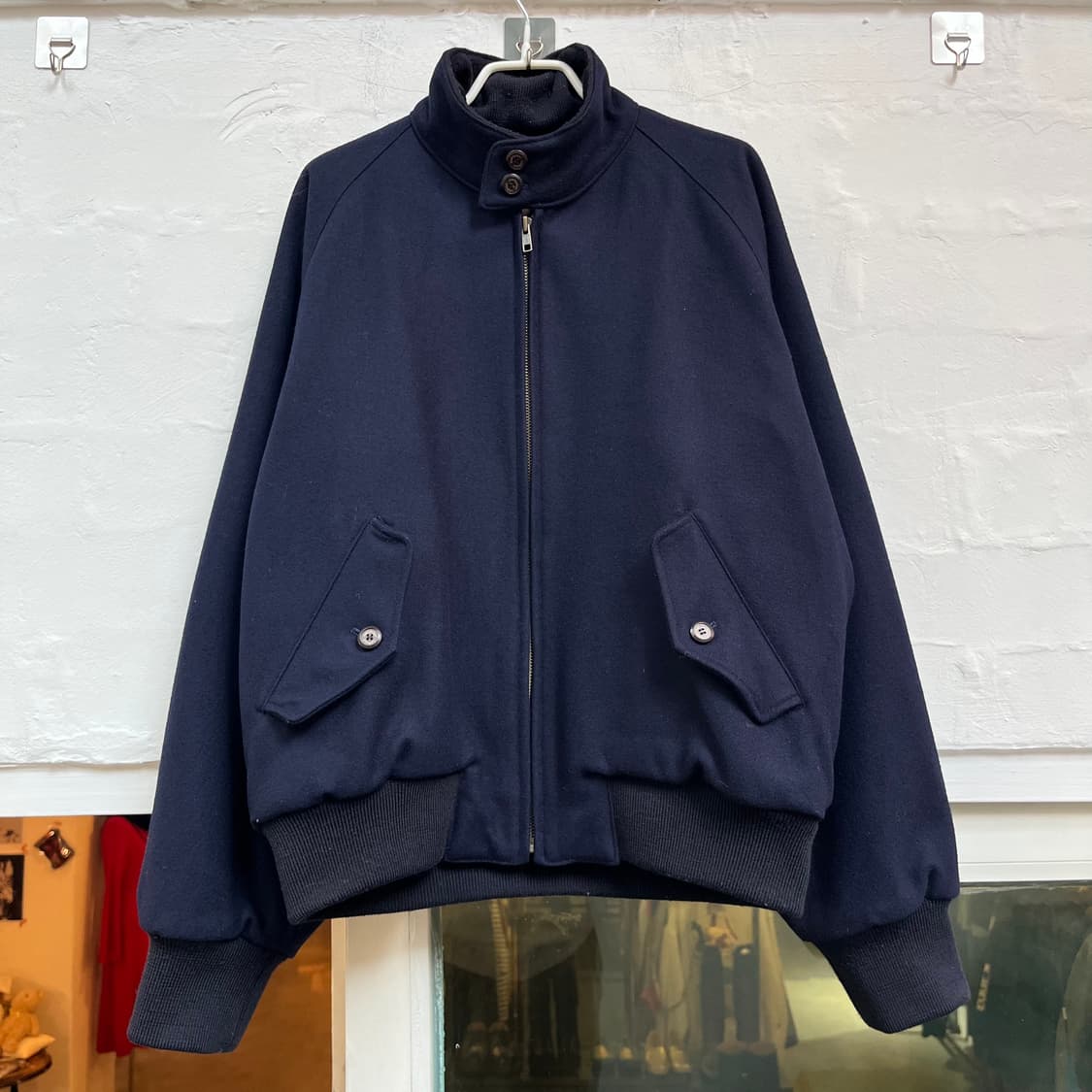 New Yorker 네이비 울 혼방 봄버 자켓 L 상품이미지1