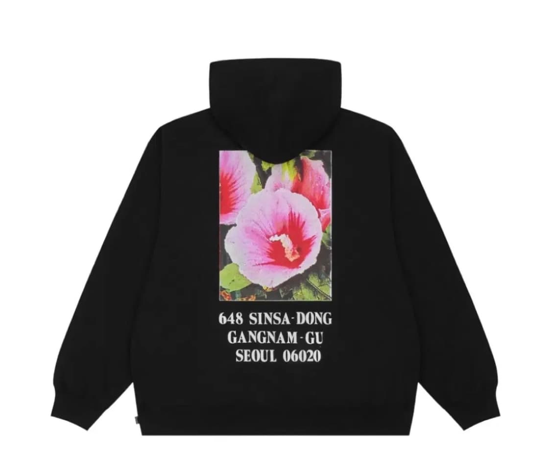 L) 슈프림 서울 박스로고 후드 스웨트셔츠 블랙-23fw 상품이미지2