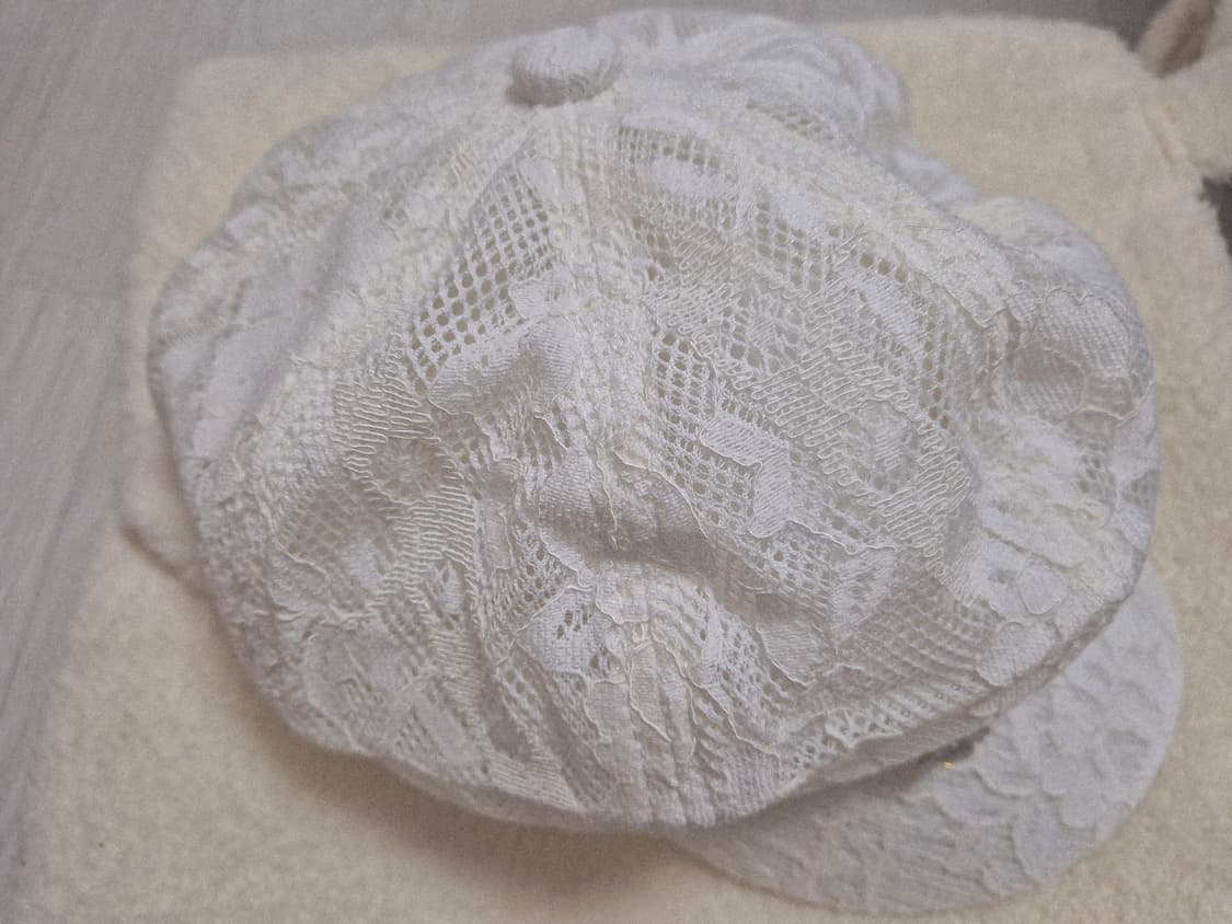 레이스 헌팅캡 베레모 모자 지뢰계 시크릿허니 리즈리사 로지타 양산형 갸루 상품이미지5