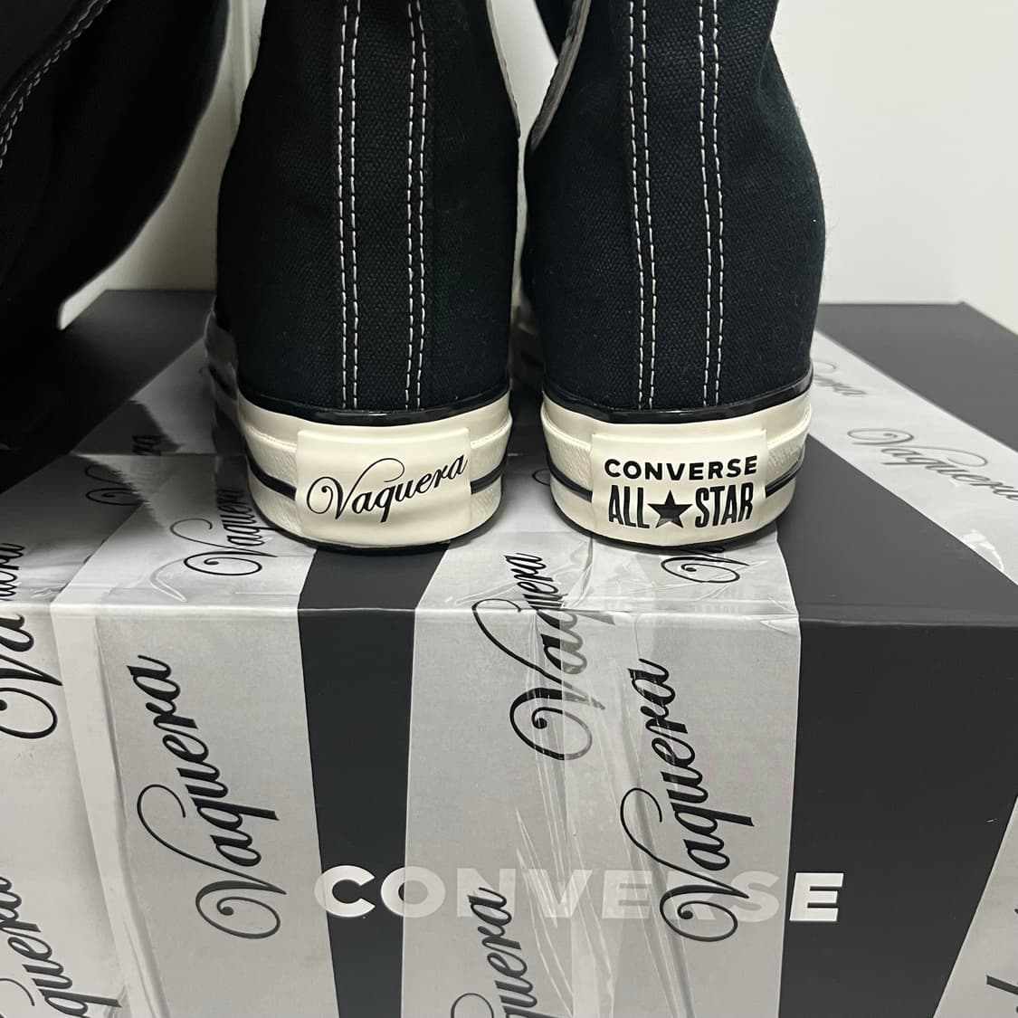 [us9]바퀘라 x 컨버스 25fw 트리플 엑스하이 슬라우치/블랙 상품이미지4