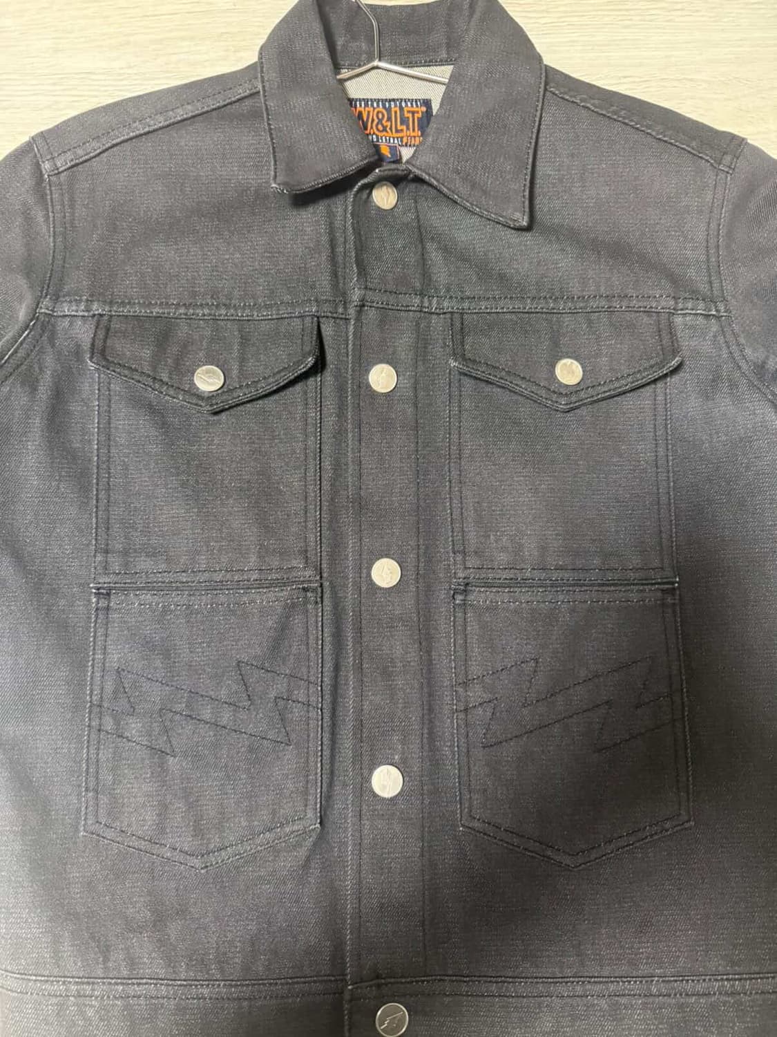 Walter Van Beirendonck black denim Jacke 상품이미지5