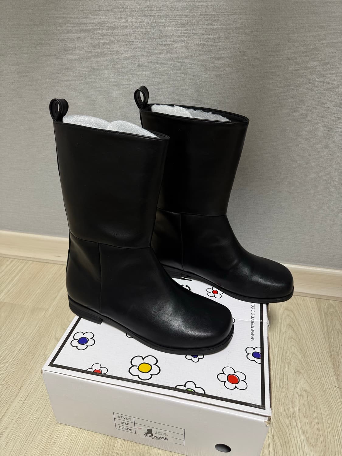 (새상품) 마크모크 부츠 판초 pancho 235 판매해요 상품이미지4