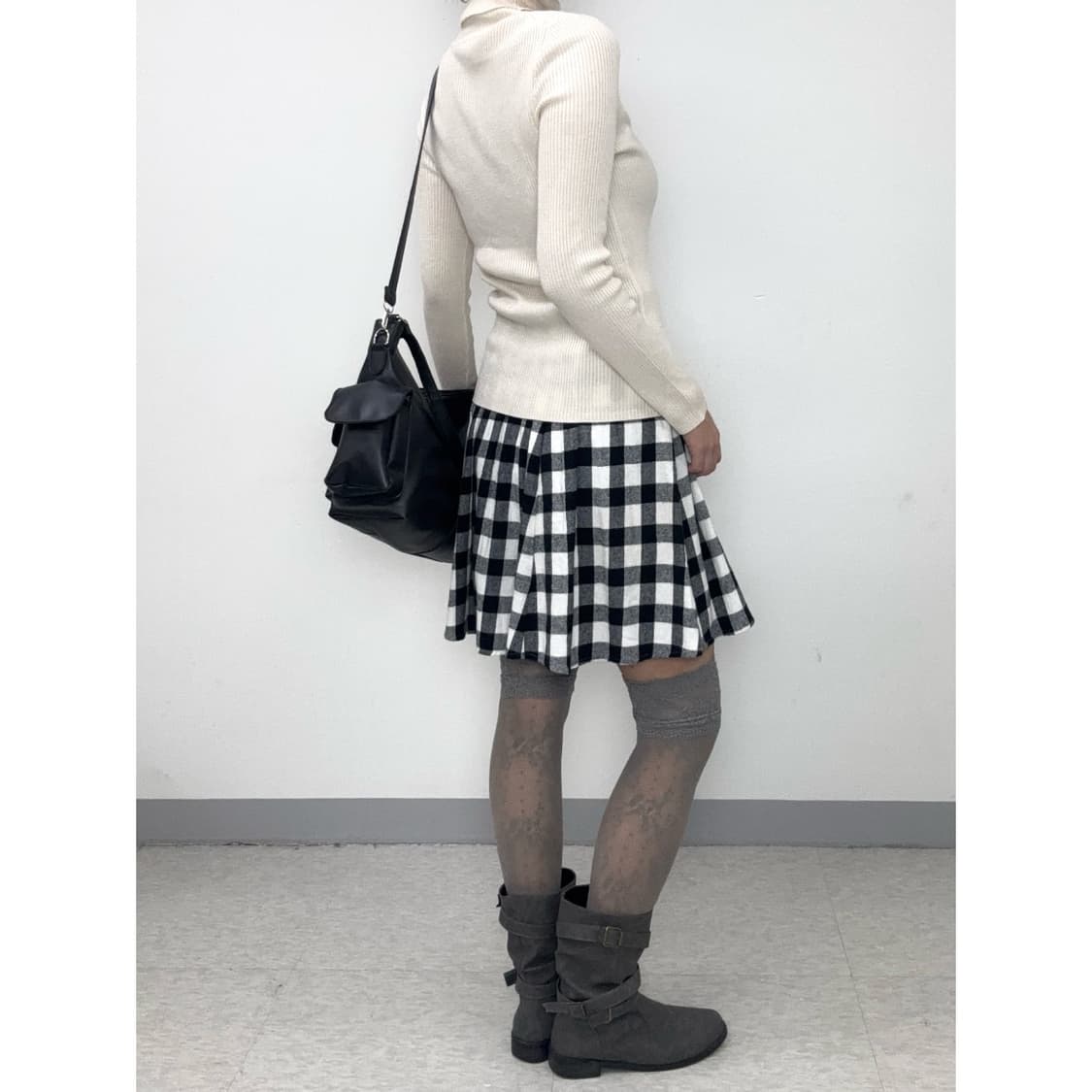 빈티지 아이보리 롱슬리브 이너 니트 상품이미지3