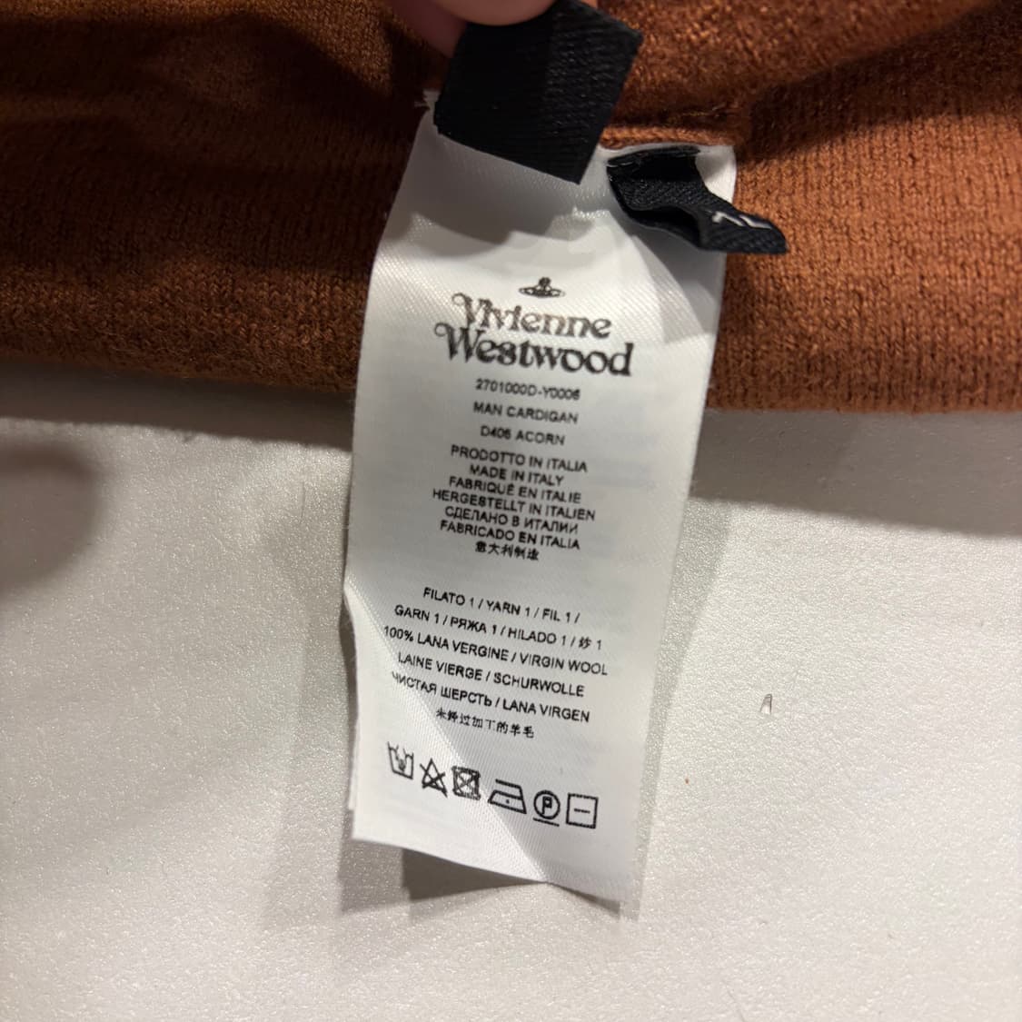 [XL] 22FW 비비안웨스트우드 아콘 니트 가디건 B329 상품이미지9