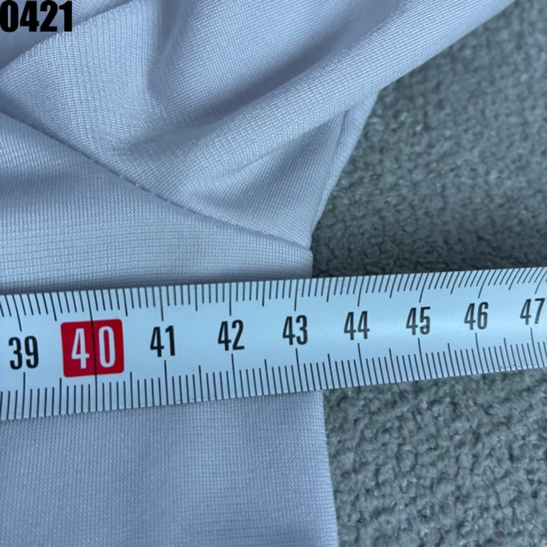 아디다스 삼선 트랙탑 져지 집업 화이트 150 상품이미지4