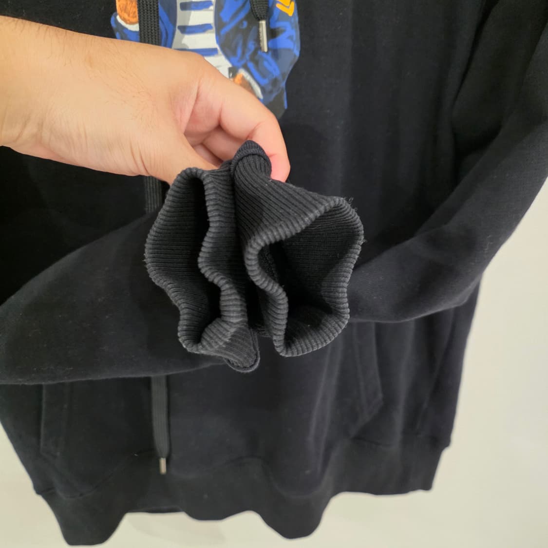 폴로 랄프로렌 폴로 베어 후드티 블랙 S사이즈 상품이미지5