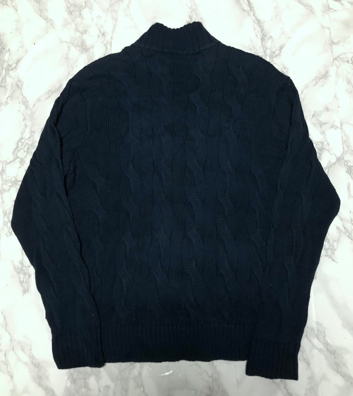 폴로 랄프로렌 꽈배기 니트 가디건 자켓 남성용 상태굿 상품이미지3