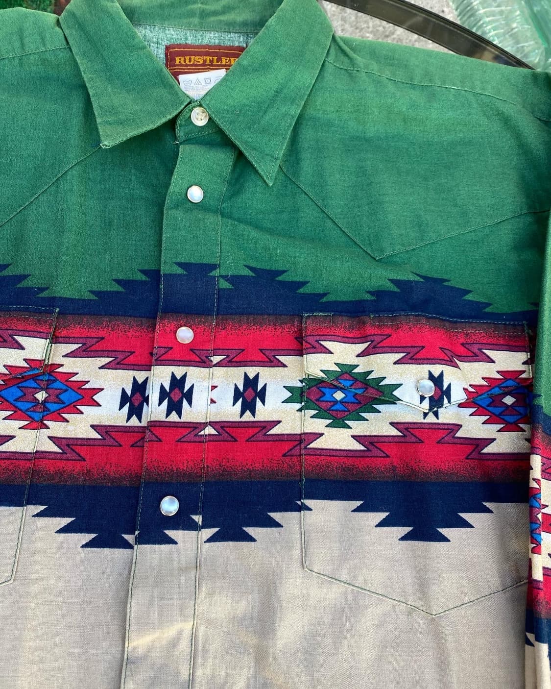 렝글러 웨스턴셔츠 L,XL 상품이미지3