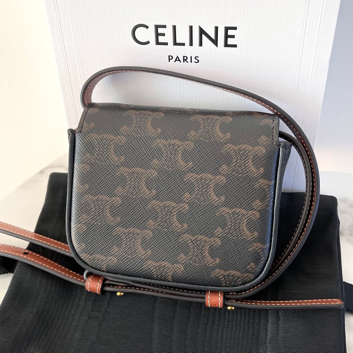 [S급/정품] 셀린느 미니 클로드 트리옹프 크로스백 가방 상품이미지3