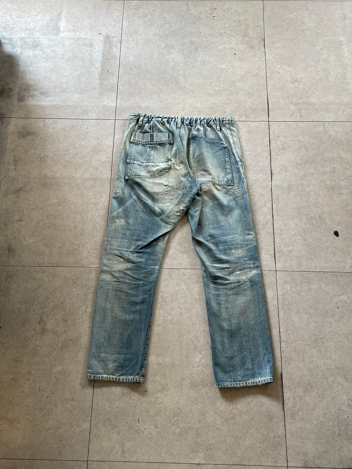 (AOZORA) 아오조라 워싱 데님 팬츠 청바지 상품이미지1