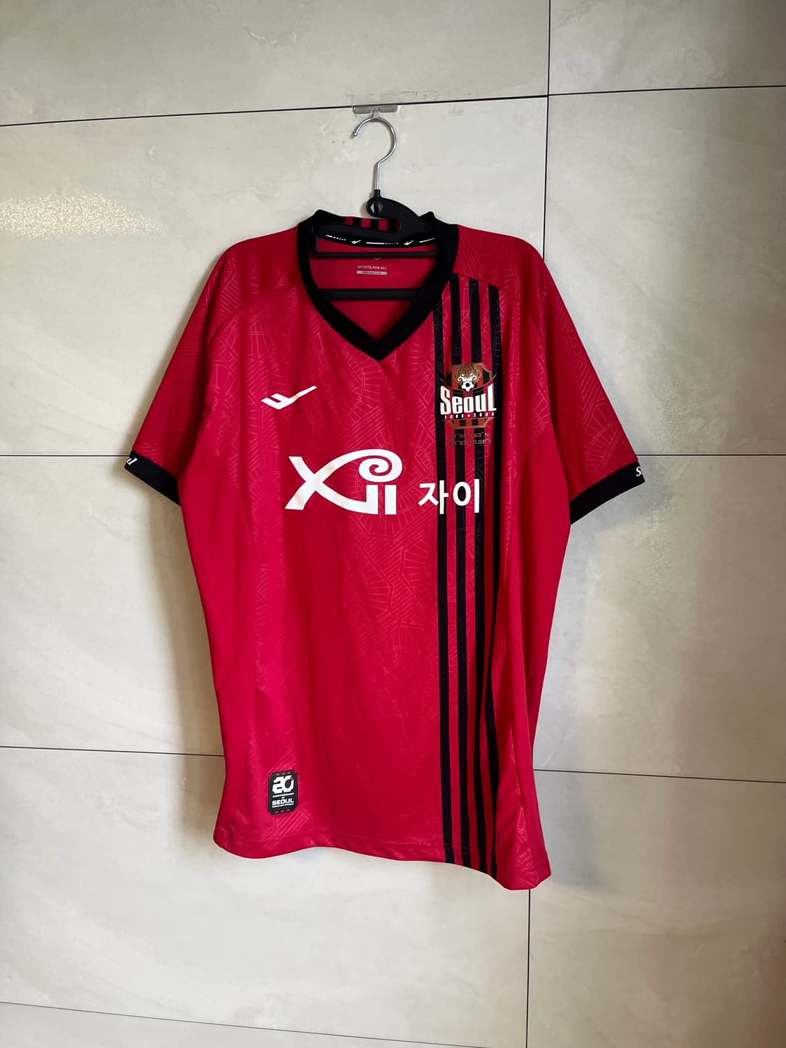 [2XL] K리그 FC서울X프로스펙스 24시즌 어센틱 홈 유니폼 상품이미지4