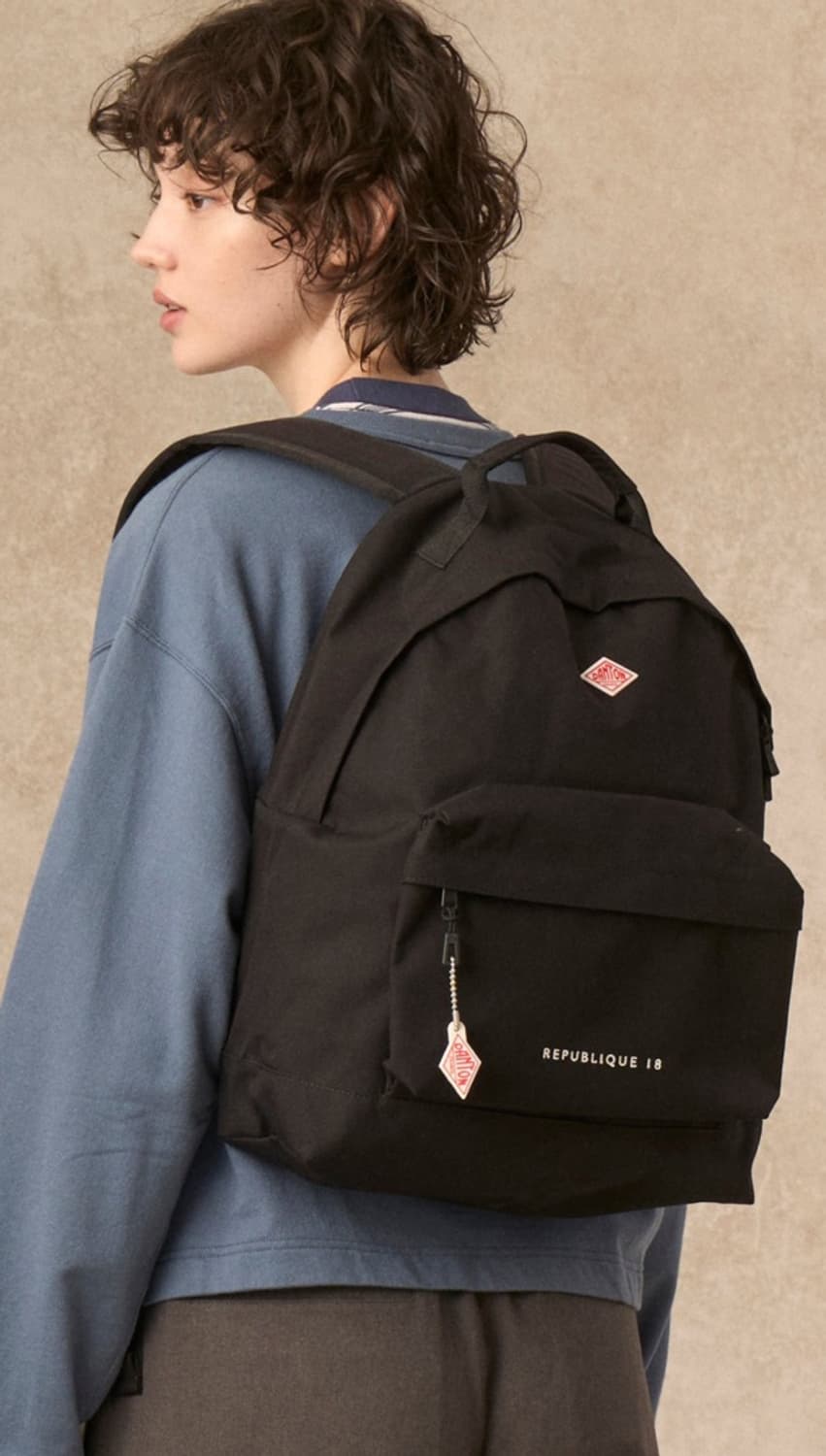 단톤 리퍼블릭 백팩 18 블랙 상품이미지1