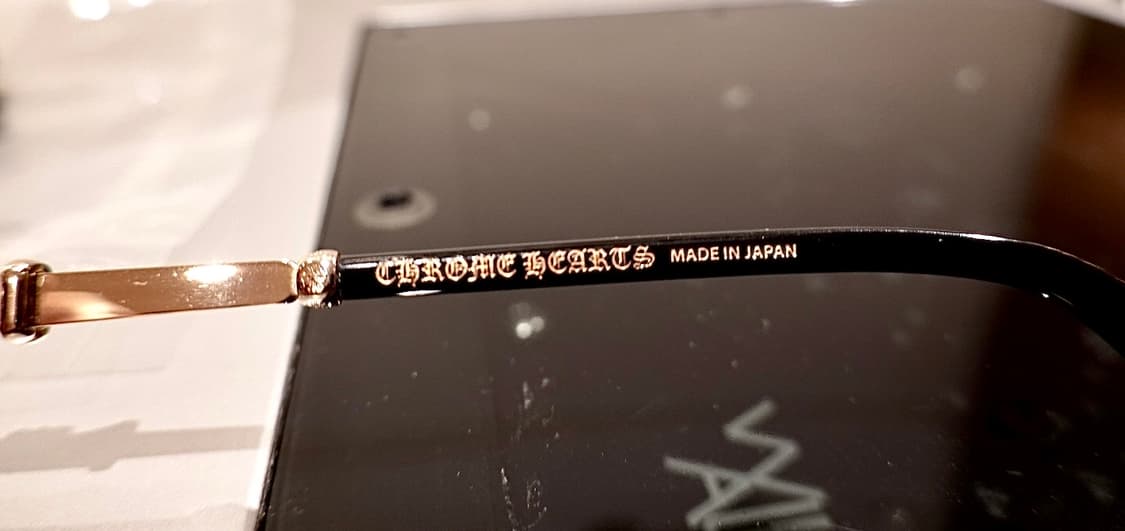 크롬하츠 보넨노이슈어2 블랙/골드 안경 상품이미지9