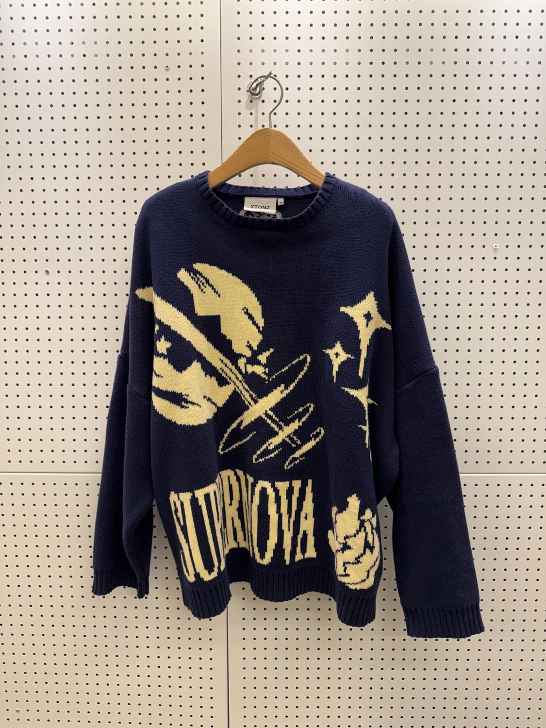 그래픽 자카드 니트 스웨터 U1027 상품이미지2