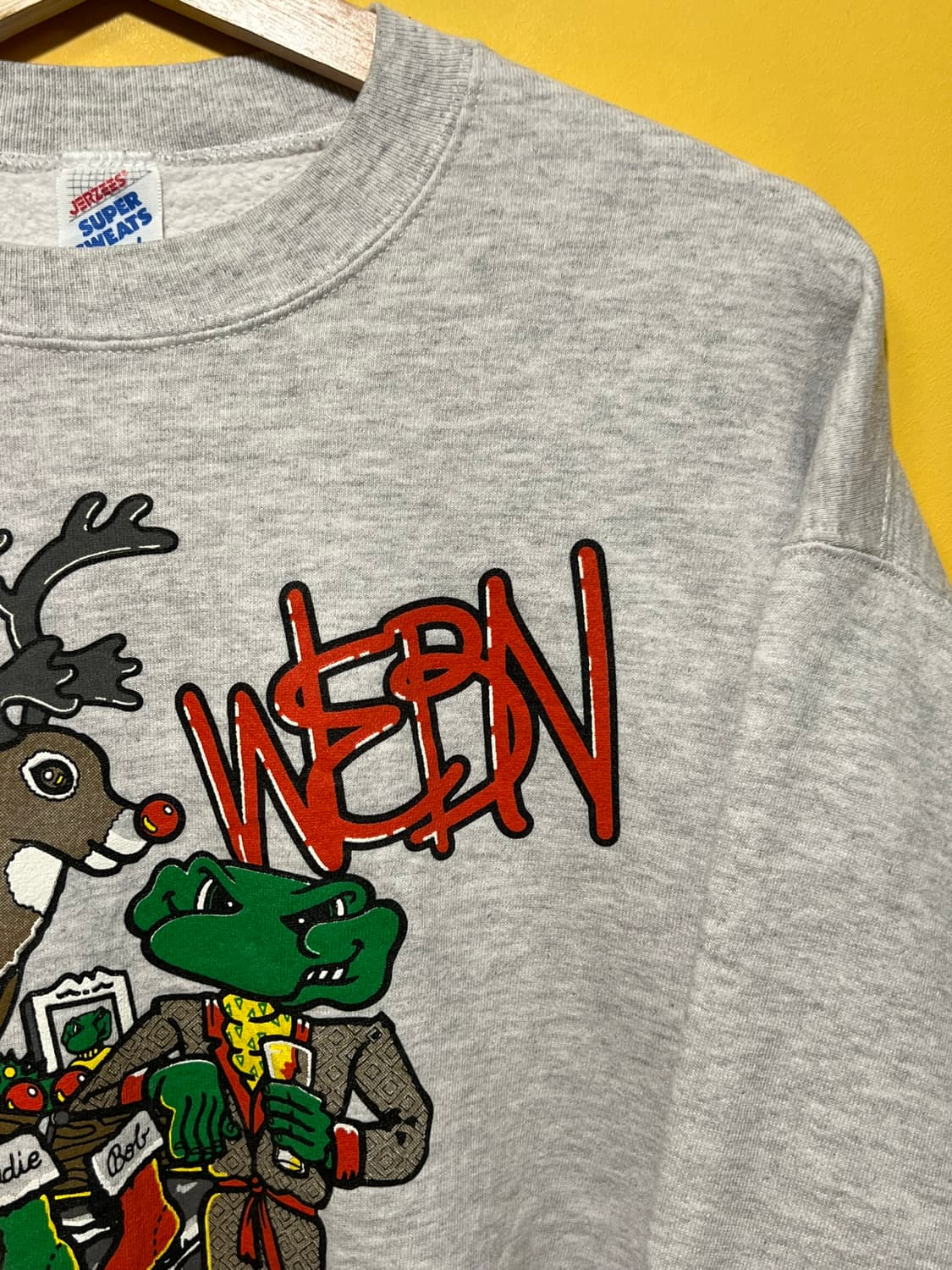 90s [L] USA 빈티지 크리스마스 그래픽 스웻셔츠 상품이미지2