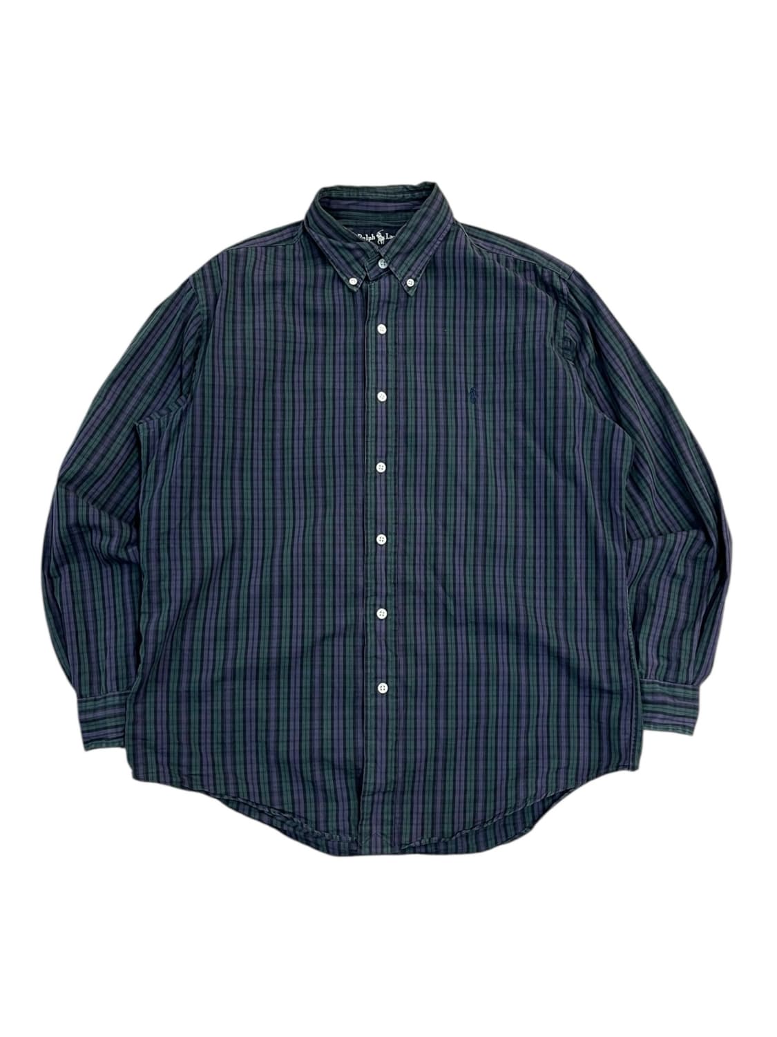 폴로 랄프로렌 체크 셔츠 퍼플 95 #csz2831 상품이미지3