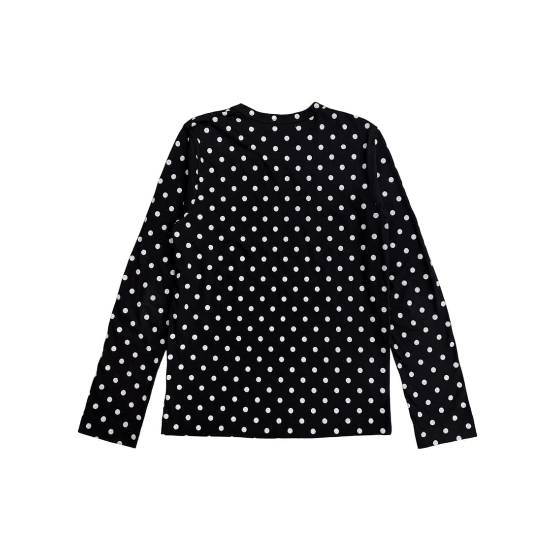 꼼데가르송 여성 도트 땡땡이 롱슬리브 긴팔 티셔츠 (L) 상품이미지2