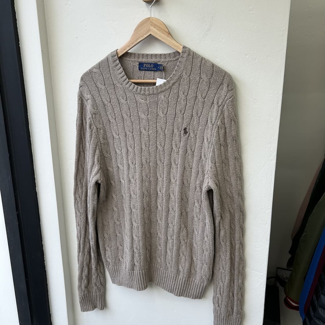 15596 - 폴로 랄프로렌 베이지 케이블 니트 상품이미지2
