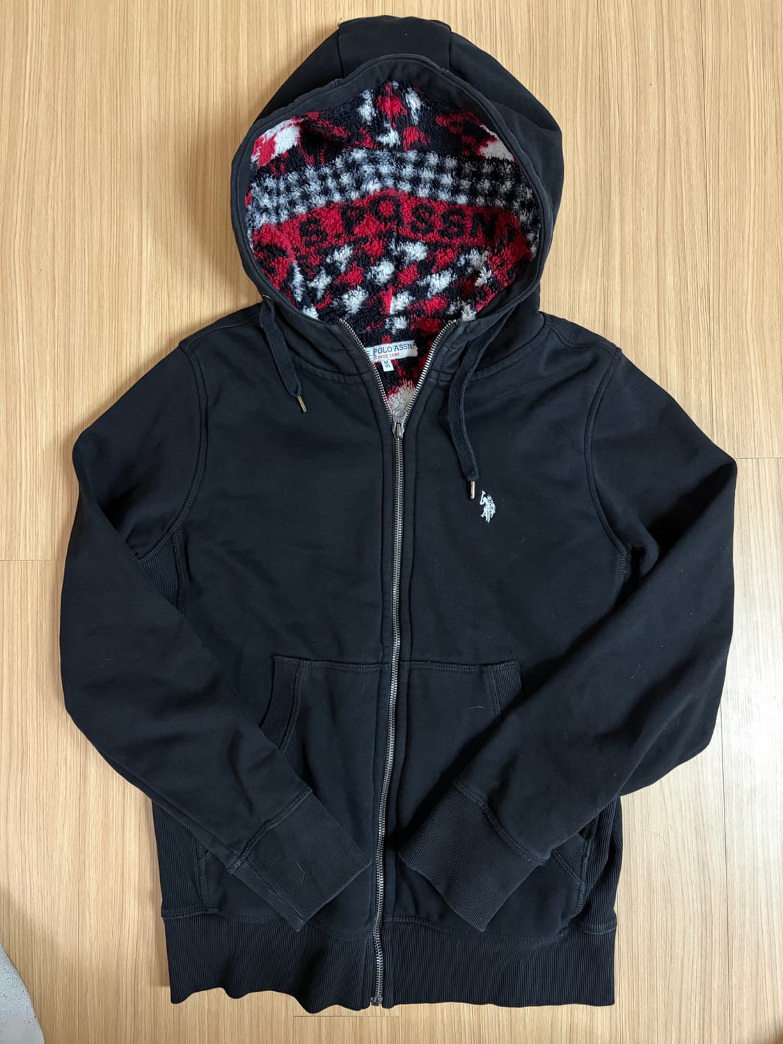 폴로 털 후드집업 상품이미지1