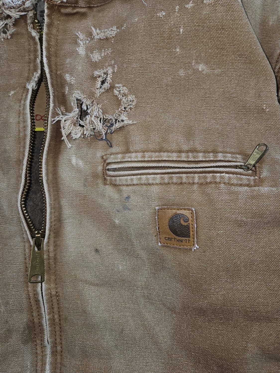 칼하트 J141 쉐르파 덕 캔버스 후드 워크 자켓 ( L )/ 10539 상품이미지7