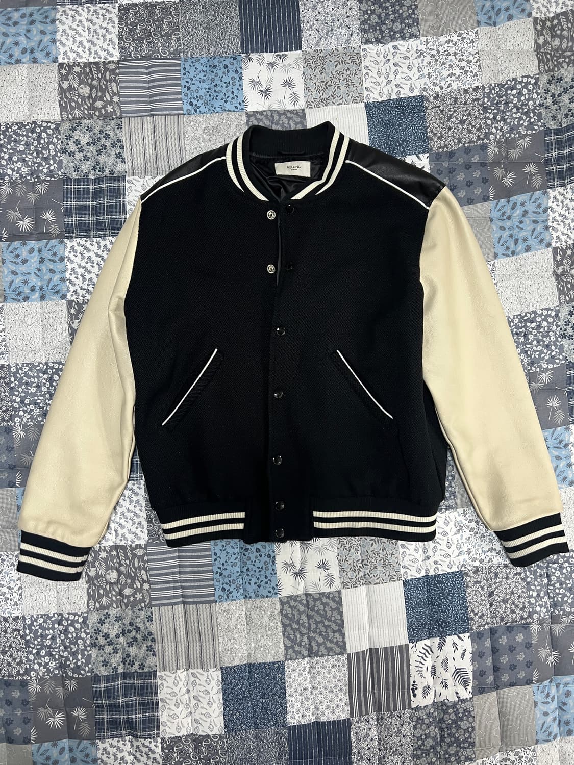 롤링스튜디오 울 스타디움 자켓 L사이즈 상품이미지1