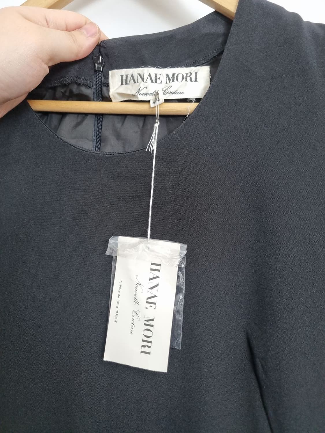 하나에 모리 블랙 고급 원피스 [44] 실크 100% 상품이미지6