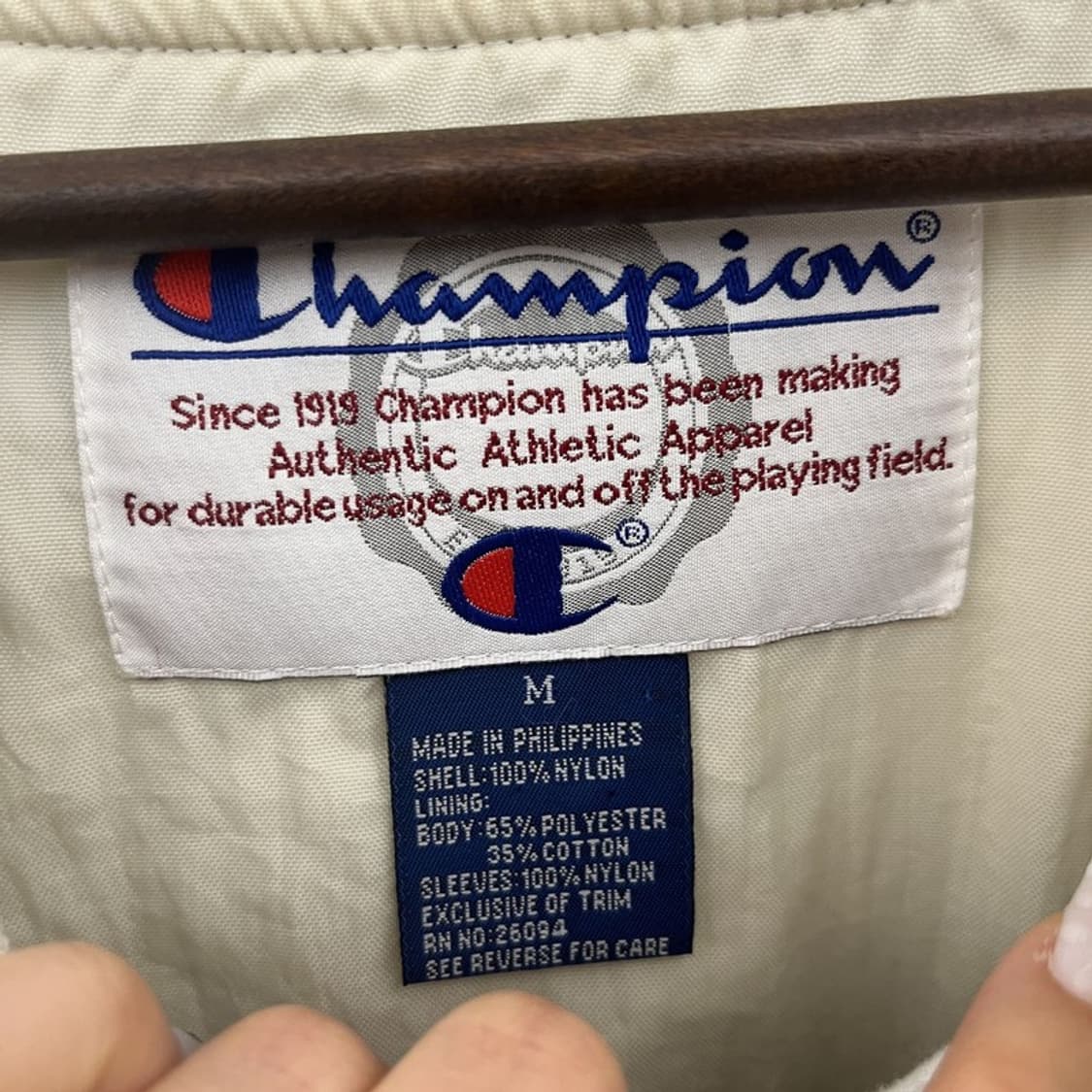 챔피온 90s 올드스쿨 일리노이주 오버핏 웜업 바람막이 C10669 상품이미지5