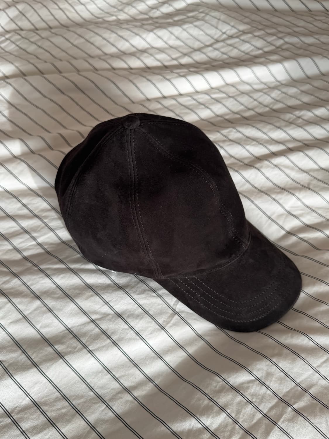 (새상품급)Massimo Dutti 스웨이드 볼캡 (브라운) 01사이즈 상품이미지2