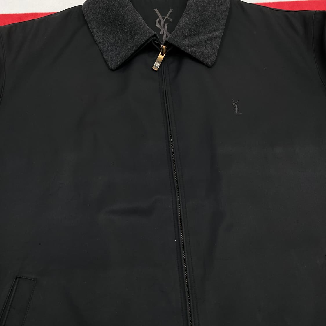 YSL 블루종자켓 95 실측 L  상품이미지6